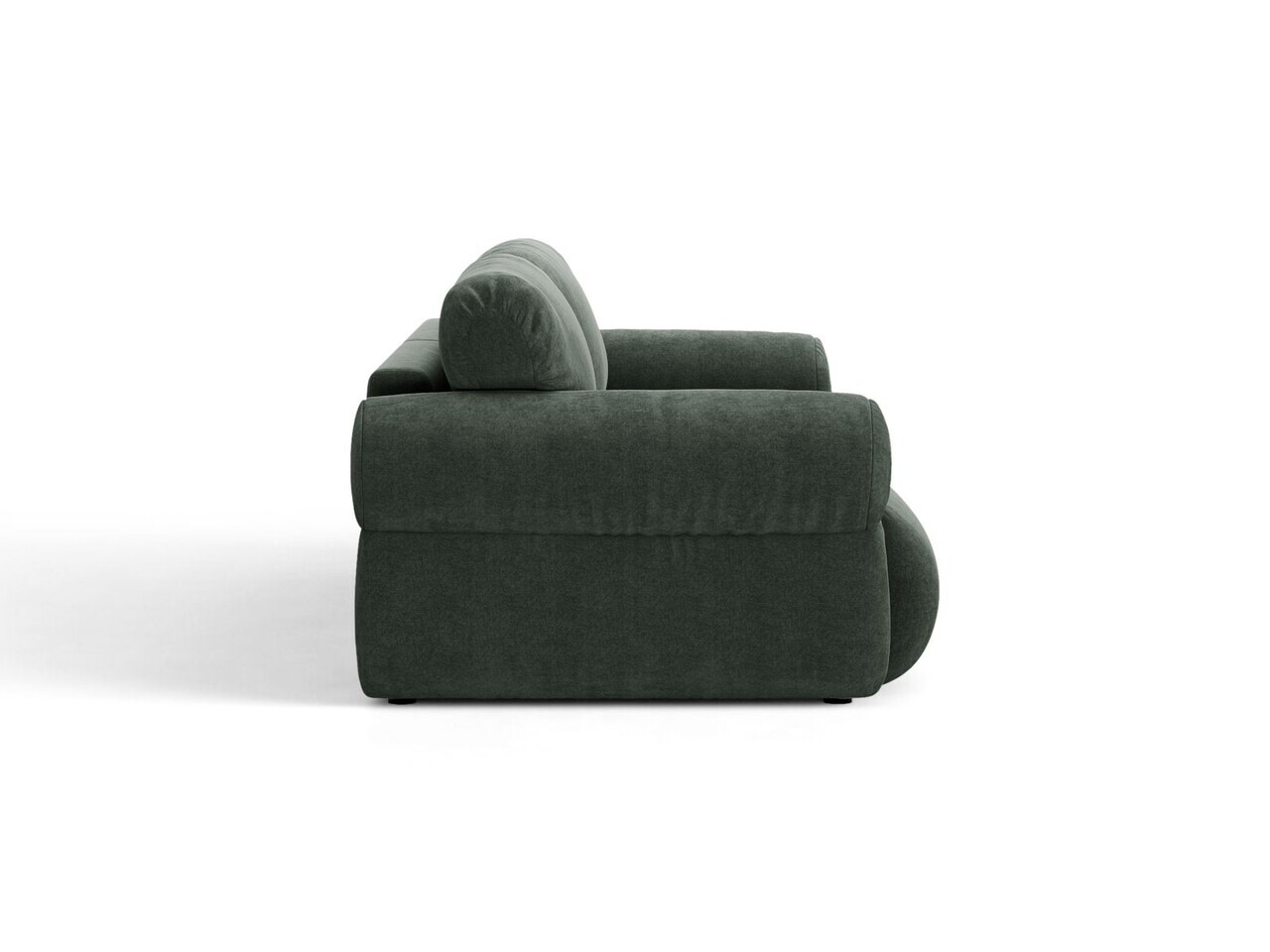 Canapea 4 locuri, Ophelia, Micadoni Home, 257x100x84 cm, tesatura structurata, verde muschi — imaginea 3