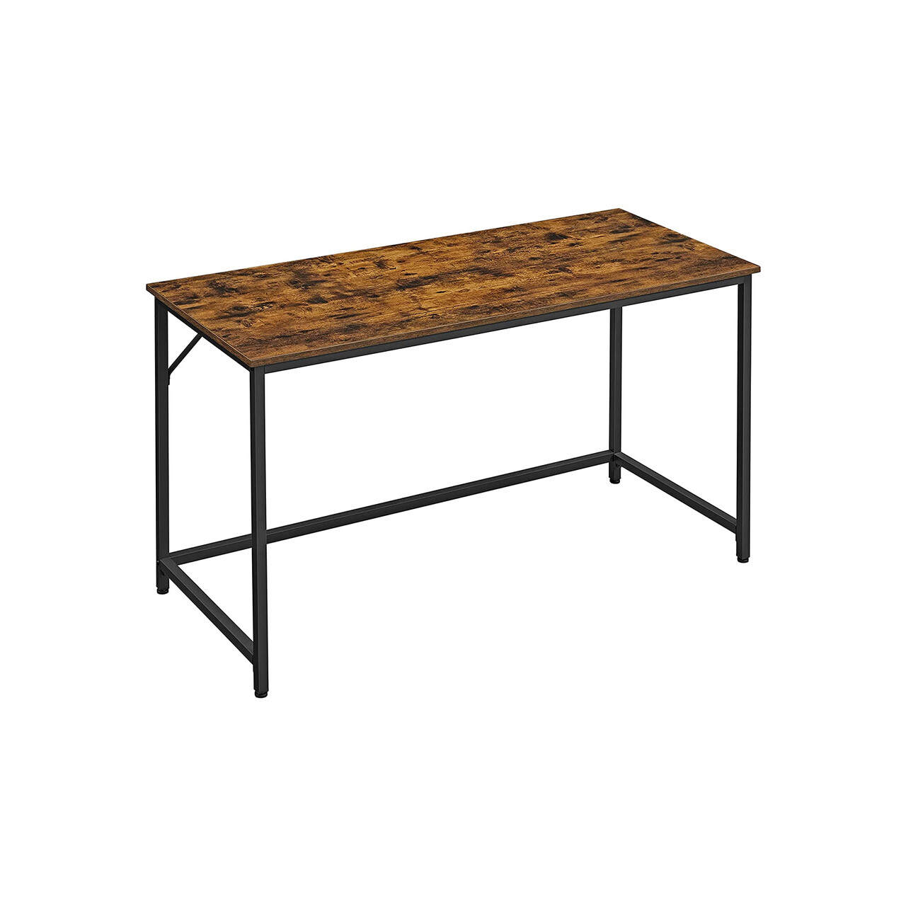 Birou, Vasagle, Sim Desk, 140x60x75 cm, PAL/otel, maro - 1 | YEO