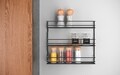Etajera pentru condimente Pepito 3 Lava, Metaltex, 36 x 8 x 32 cm, metal tratat TouchTherm