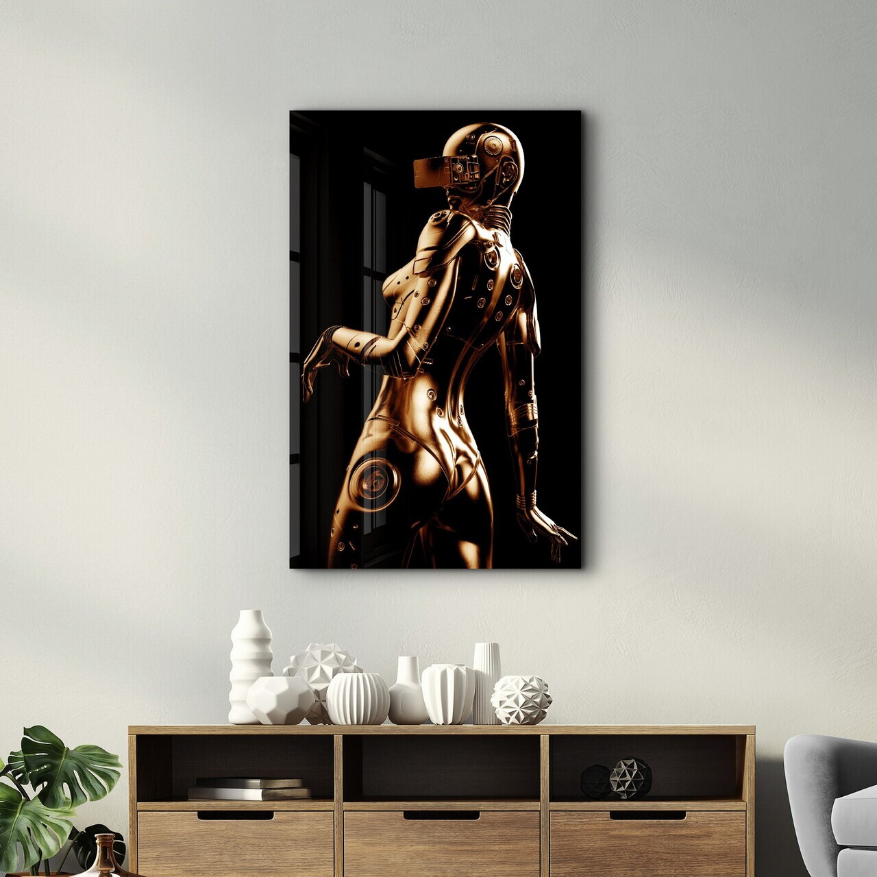 Tablou decorativ, SPR-1208, Dimensiuni: 46 x 72 cm, Multicolor — imaginea 3