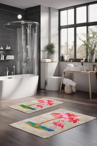 Set covorase de baie, Cartwright, CT-5165, Poliester, Multicolor