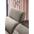 Coltar extensibil dreapta 4 locuri ELTAP, RT-07SAV, Noble, 255x201x100 cm, lemn/poliester, bej inchis