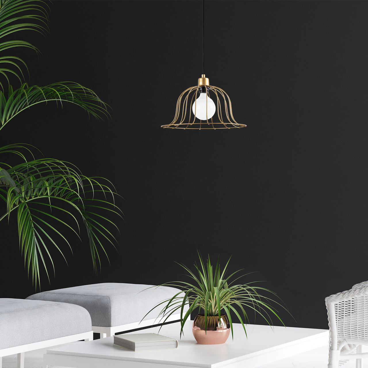 Lustra, Fulgor, 942FLG1406, Metal, Auriu - 1 | YEO