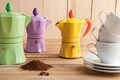 Cafetiera, Aroma Color, Excelsa, 1 ceasca, aluminiu, crem