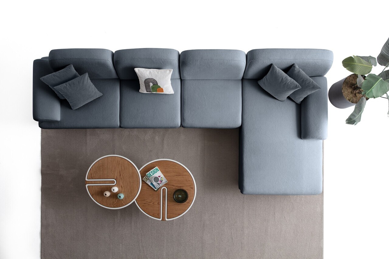 Coltar, Atelier del Sofa, 752EST1422, Albastru navy — imaginea 5