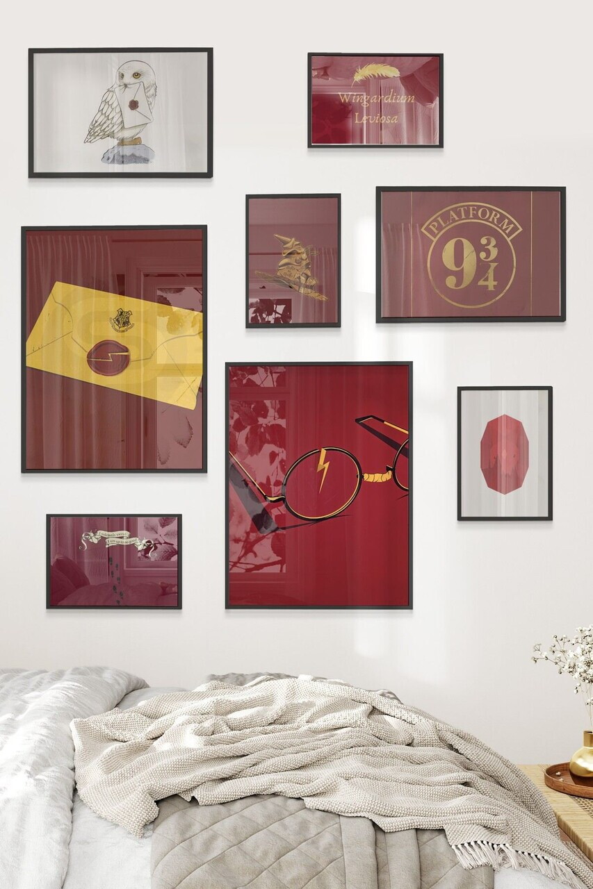 Tablou decorativ, Çgs-052-Black-Kck, Lemn masiv, Față: 100% PVC STICLĂ, Multicolor - view 2
