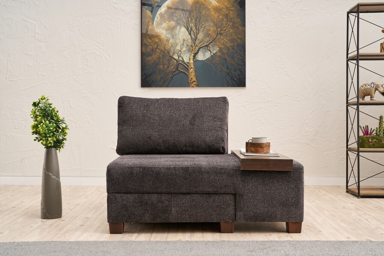 Fotoliu extensibil, Atelier del Sofa, 613LFS1171, Antracit