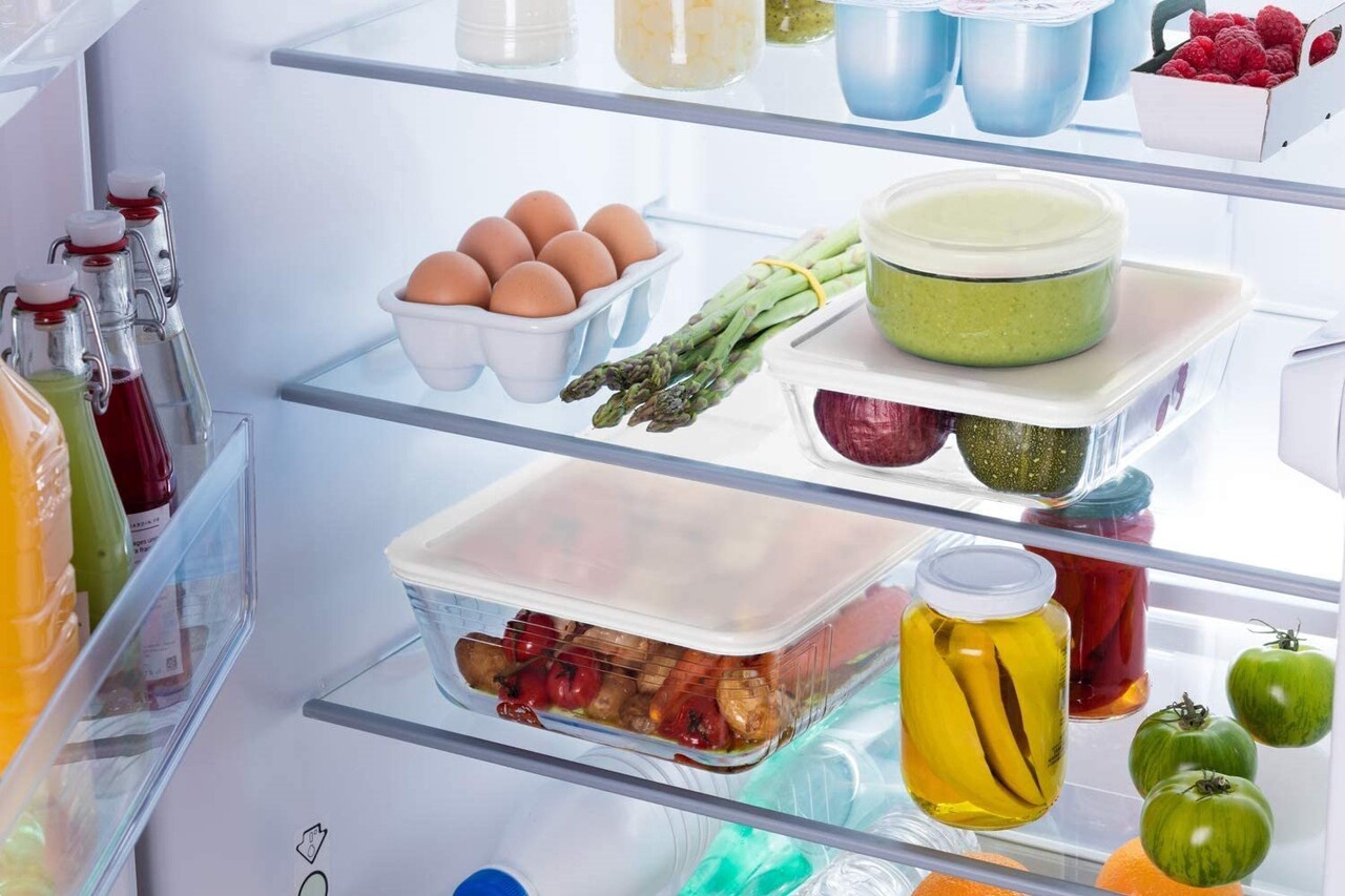 Set 2 caserole dreptunghiulare, din sticla termorezistenta, cu capac, 1,5L/2,6L, "Cook&amp;Freeze" - Pyrex - imagine 9