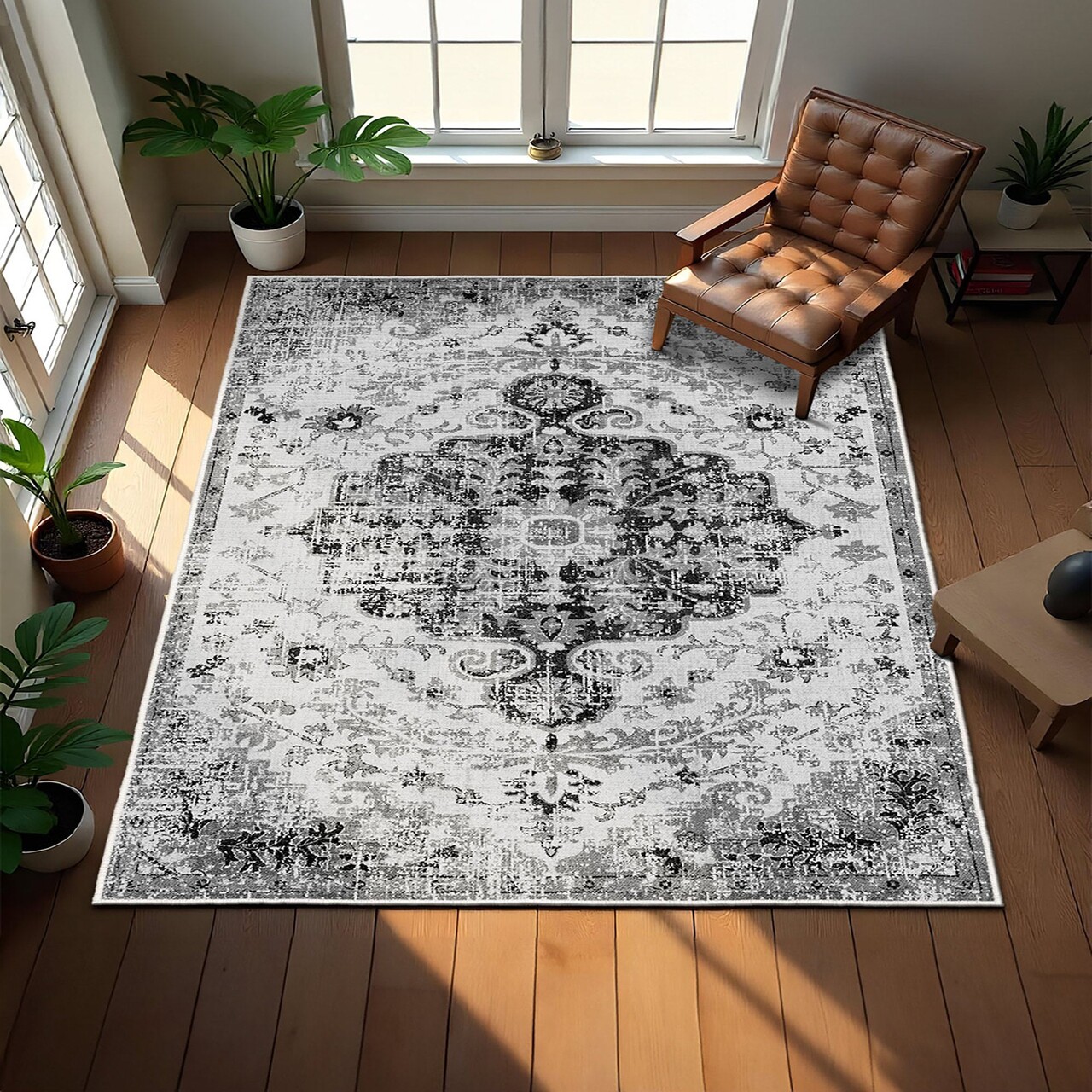 Covor (80 x 150), Cool-Fr45, 80x150 cm, Negru - view 2