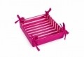 Cos de paine Pink, Heinner, 20 x 20, 100% bumbac, roz/alb