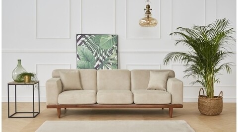 Masuta pentru living Atlantis, Kalune Design, 45x45x45 cm,  maro