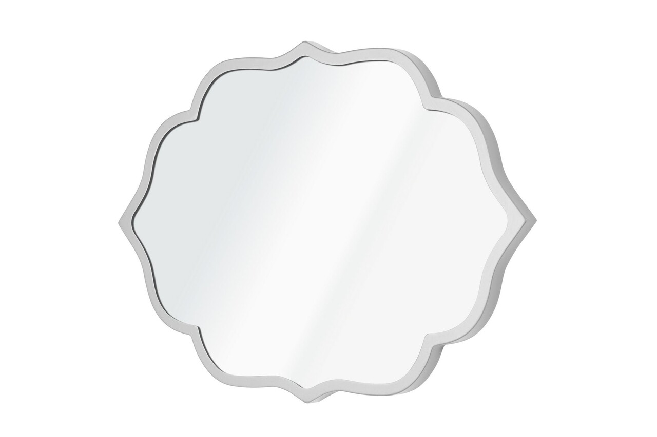 Oglinda decorativa, Lumisfera, Velvet 30 x 42, Argintiu - 2 | YEO