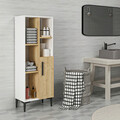 Dulap multifunctional, Olivia, Ephesus, 50x138.6x29.6 cm, PAL, Stejar alb / safir