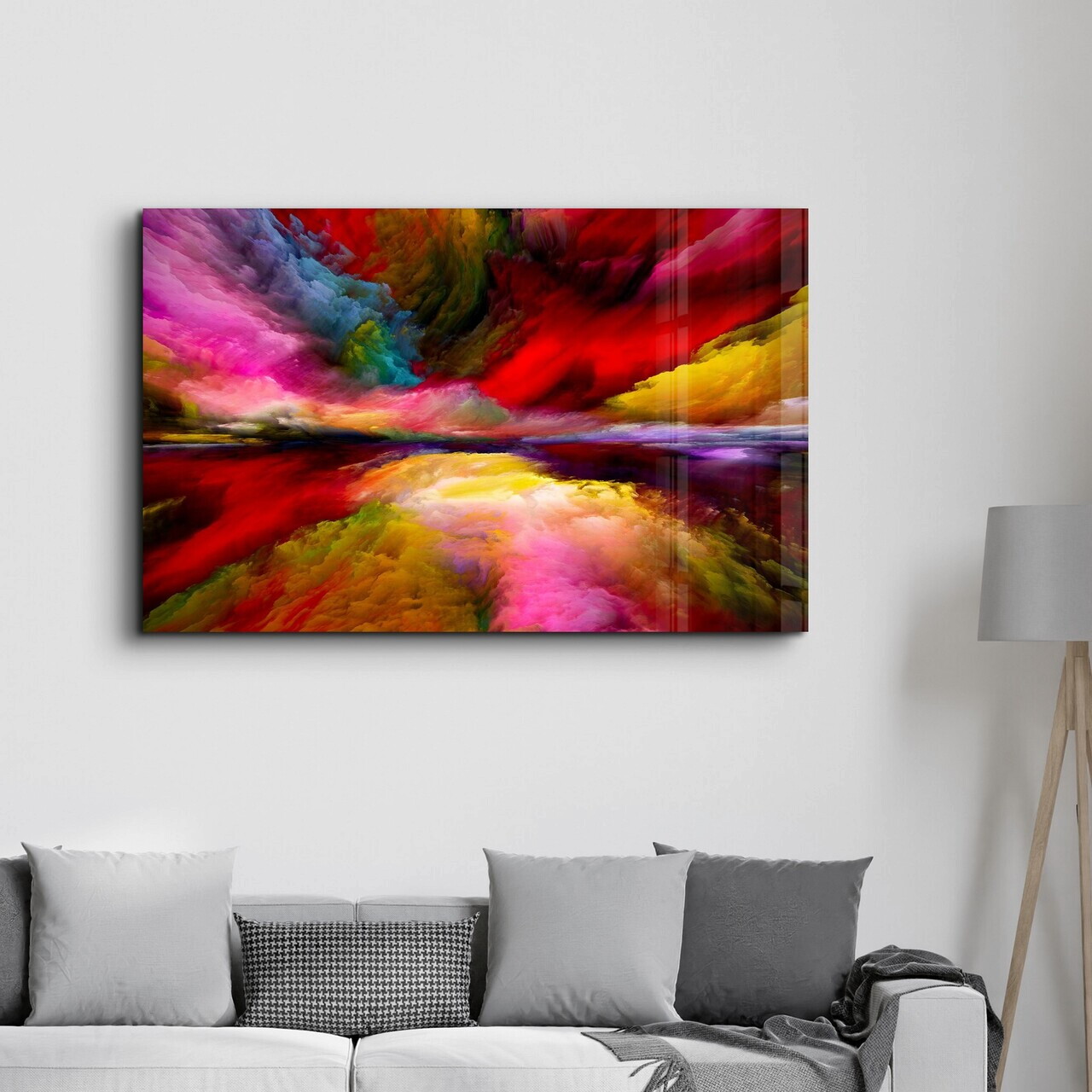 Tablou decorativ, CAM-2047, Dimensiuni: 70 x 110 cm, Multicolor — imaginea 3