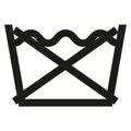 Cos pentru rufe Trio XL, Wenko, 69x37x76 cm, poliester/polietilena, gri/negru