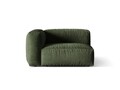 Modul stanga pentru canapea, 1 loc, Martina-120, Micadoni Home, 121x106x75 cm, catifea, verde