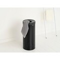 Cos de rufe, Brabantia, Matt, 35 L, 30x30x63.5 cm, otel, negru mat