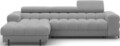 Coltar extensibil dreapta 3 locuri ELTAP, LT-04SO, Felro, 285x181x93 cm, lemn/poliester, gri inchis