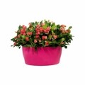 Ghiveci larg Living, 33 cm Ø, 9.76 L, plastic, rosu