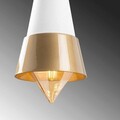Lustra, Tatum, 584TTM1127, Metal, Alb/Auriu
