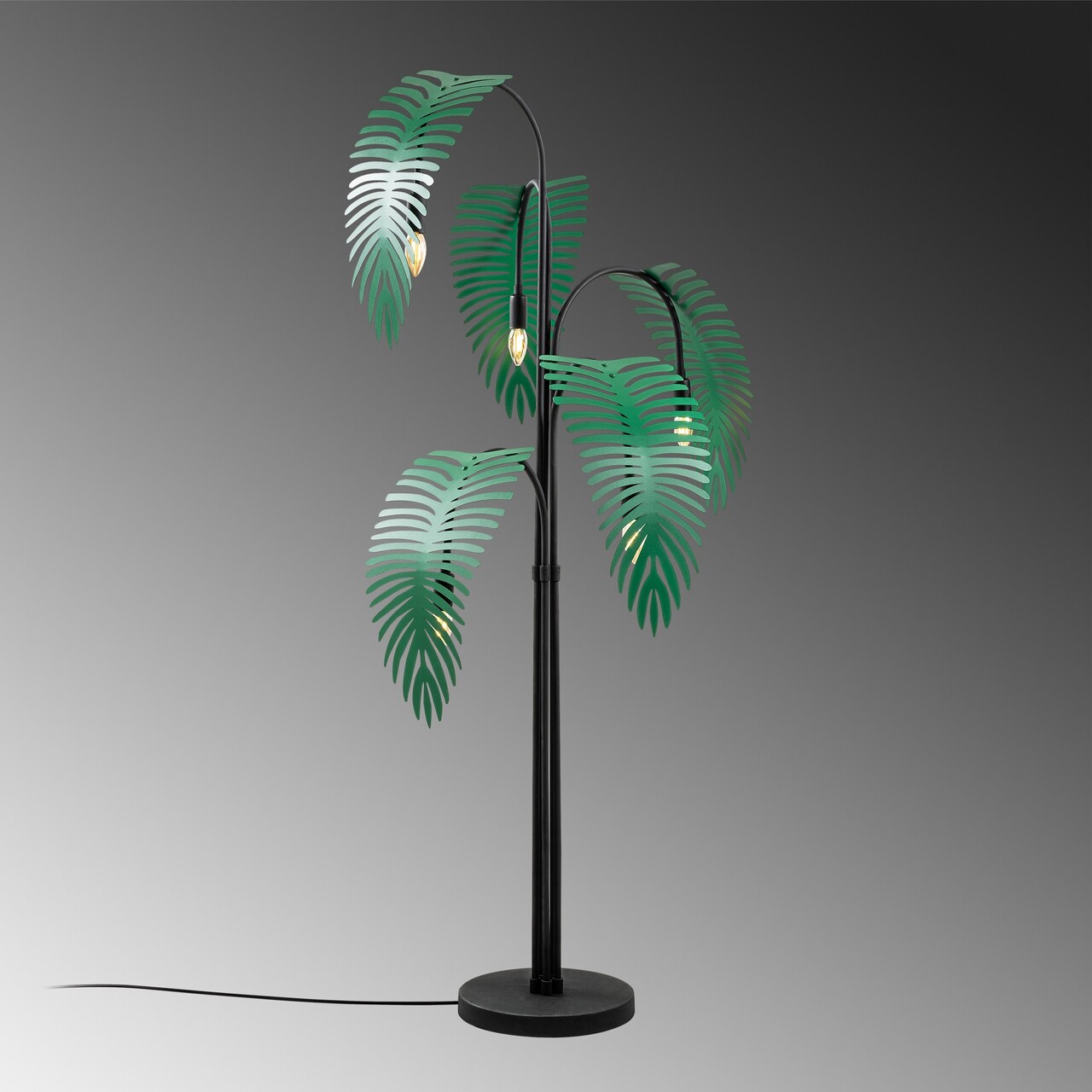 Lampadar, L'essentiel Maison, 521SHN2273, Negru/Verde - view 5