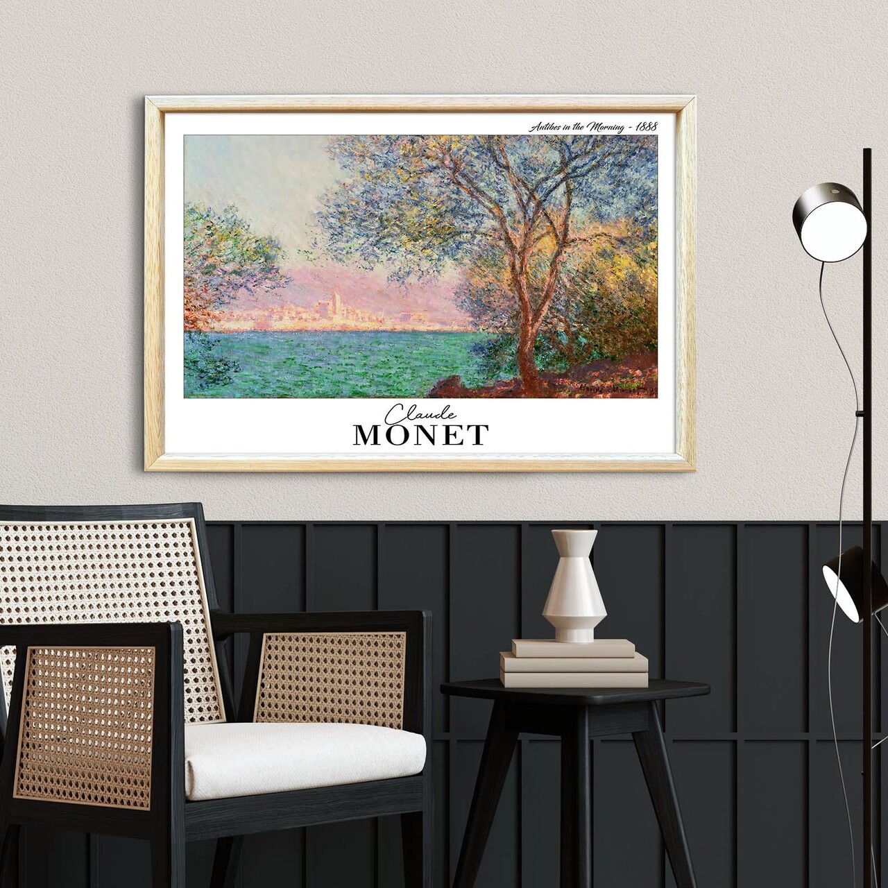 Tablou decorativ, 4262AHSMONET-001, Fundal: 100% MDF (Grosime: 2,7 mm), Multicolor - view 2