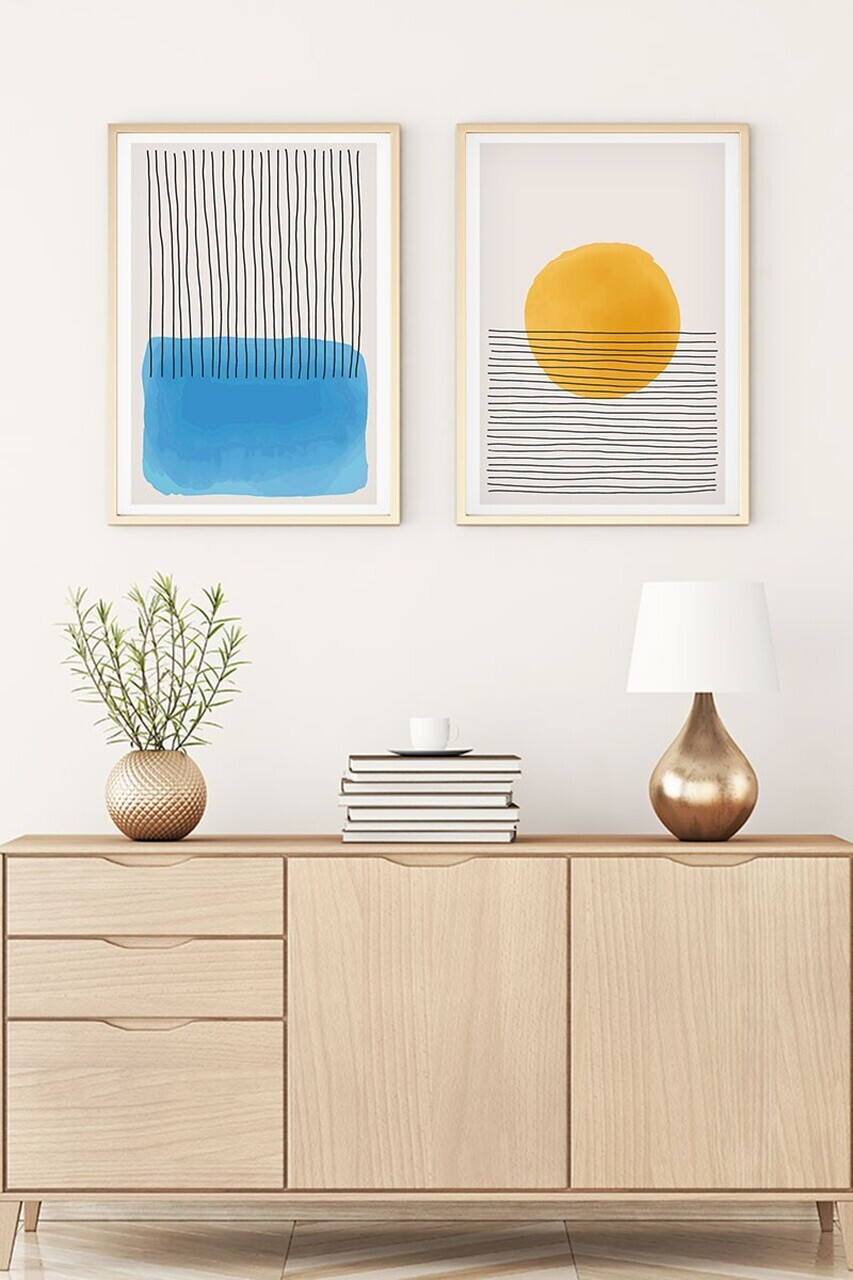 Tablou decorativ Huhu134 MDF Lemn masiv Multicolor