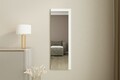 Oglinda decorativa, Siam, Lariya, 40x120x2.2 cm, MDF , Alb