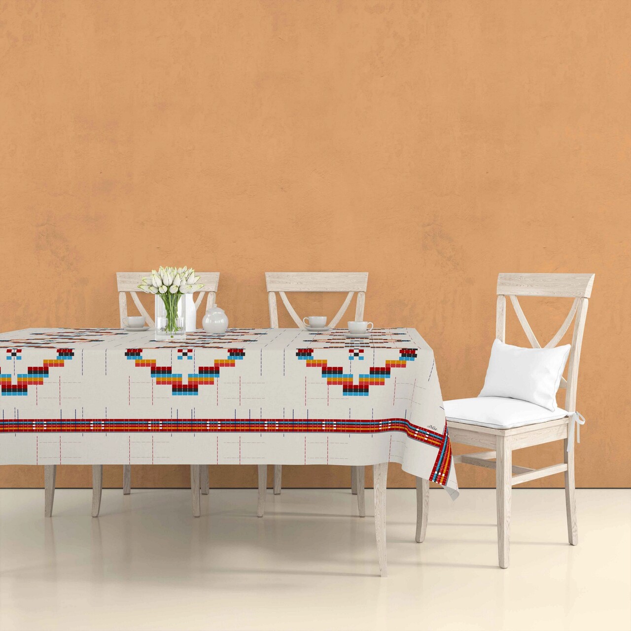 Fata de masa, Mia, 742TMA7789, Poliester, Multicolor