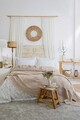 Set cuvertura de pat dubla 3 piese, L'essentiel Maison, Pamela, Bej