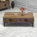 Set mobilier living, Hommy Craft, Samba, Nuc / Albastru