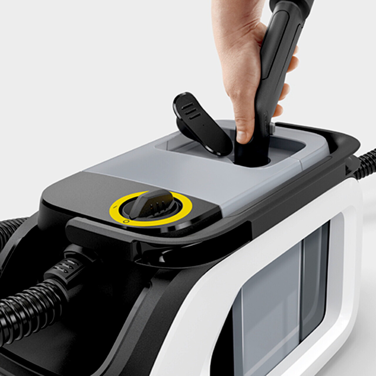 Aspirator cu spalare prin injectie-extractie SE 3 Compact Home Floor (alimentare cu cablu), Karcher, gri/alb — imaginea 8