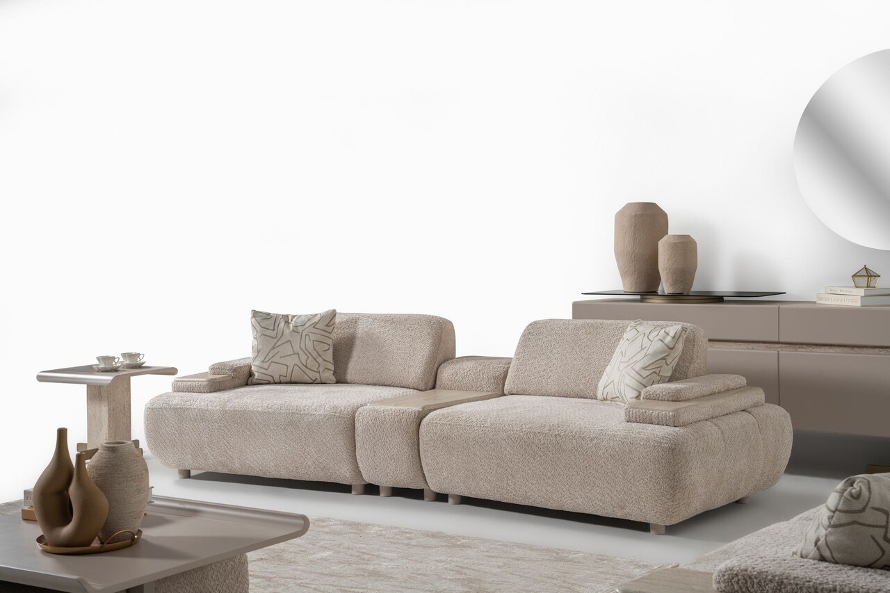 Canapea cu 4 locuri Atelier del Sofa 345DRX1301 Bej