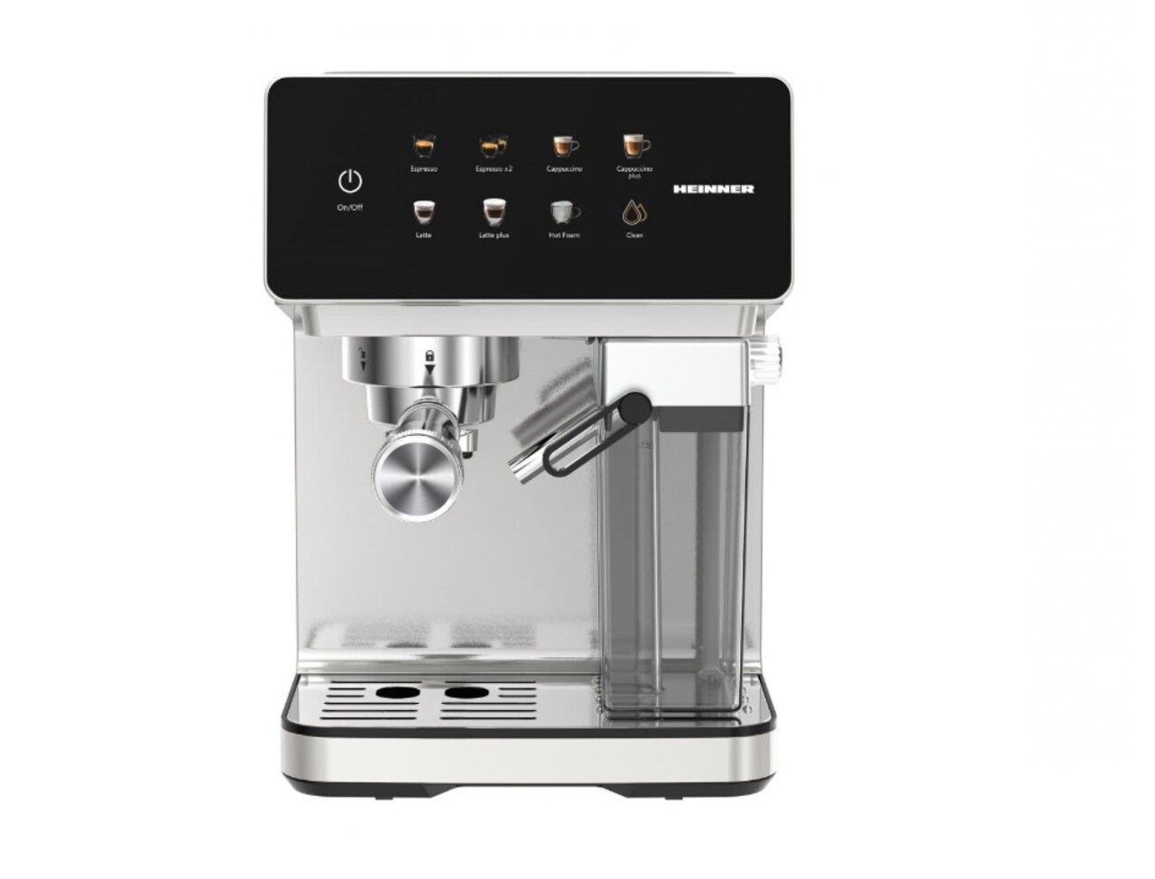 Espressor digital Heinner, 1350W, 20 Bar, 1.6L, crem/negru - imagine 4