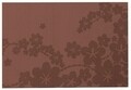 Suport farfurie Dream Flower, Ambition, 30x45 cm, PVC, maro