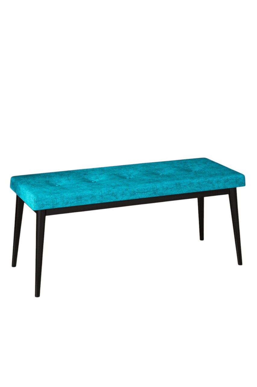 Banca, Hanah Home, Pera Bench, Turcoaz/Negru — imaginea 2