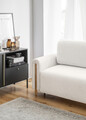 Canapea extensibila 3 locuri, ELTAP, SO-ARC-OA-01ROY, Arcadova, 244x97x97 cm, lemn/poliester, alb/stejar