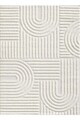 Covor, 0691B, 80x250 cm, Polipropilena, Crem