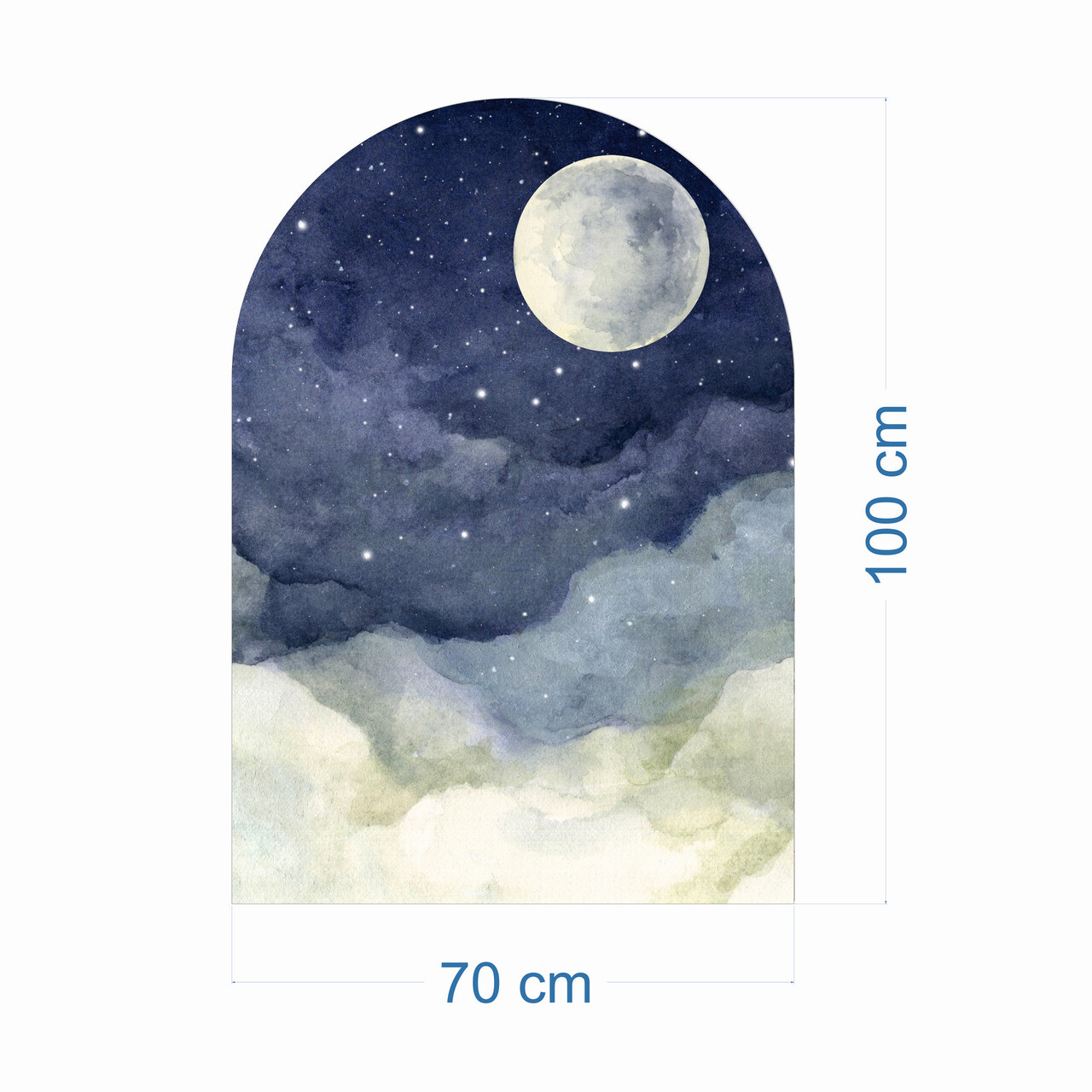 Sticker decorativ, MB-00113, Dimensiune: 100 x 70 cm, Multicolor - view 4