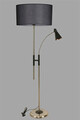 Lampadar, Luin, 534LUN4289, Metal, Negru