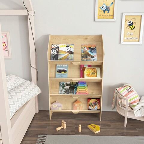 Corp biblioteca, zena home, aros, 61.5x100x28.4 cm, pal, stejar