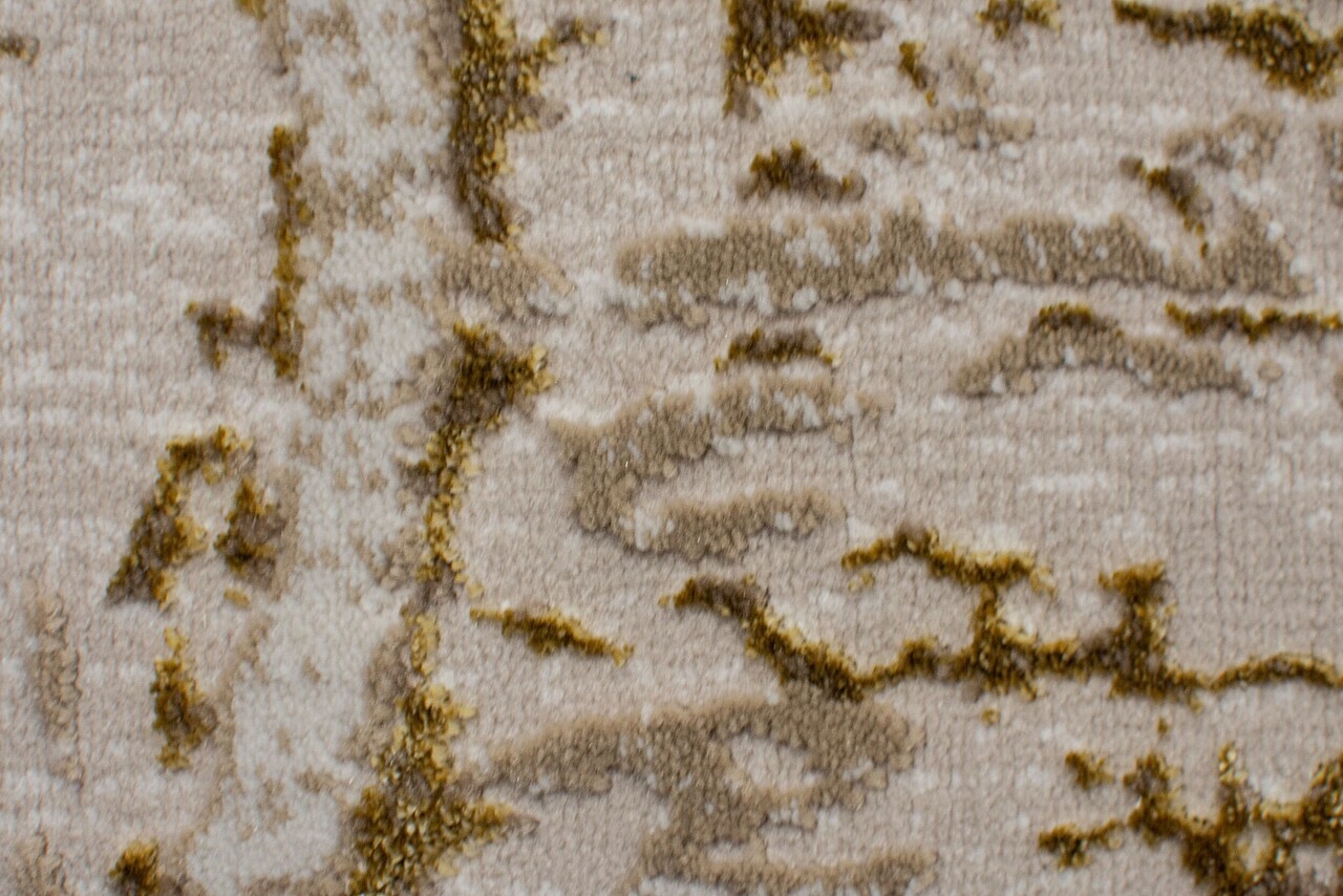 Covor Arissa Gold, Flair Rugs, 80x300 cm, polipropilena/poliester, auriu