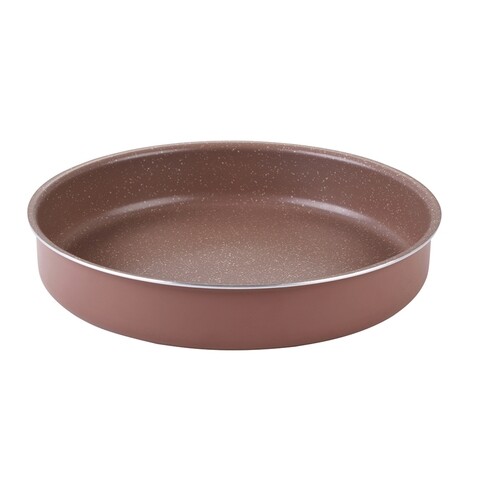 Tava de copt Muhler MR-3015, Ø 30 x 6.5 cm, aluminiu presat/invelis marmura