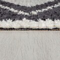 Covor Zaid Berber Rug Monochrome, Flair Rugs, 120x170 cm, poliester, alb/negru