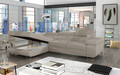 Coltar extensibil stanga 4 locuri ELTAP, Armd-368, Armando, 289x203x85 cm, lemn/poliester, bej