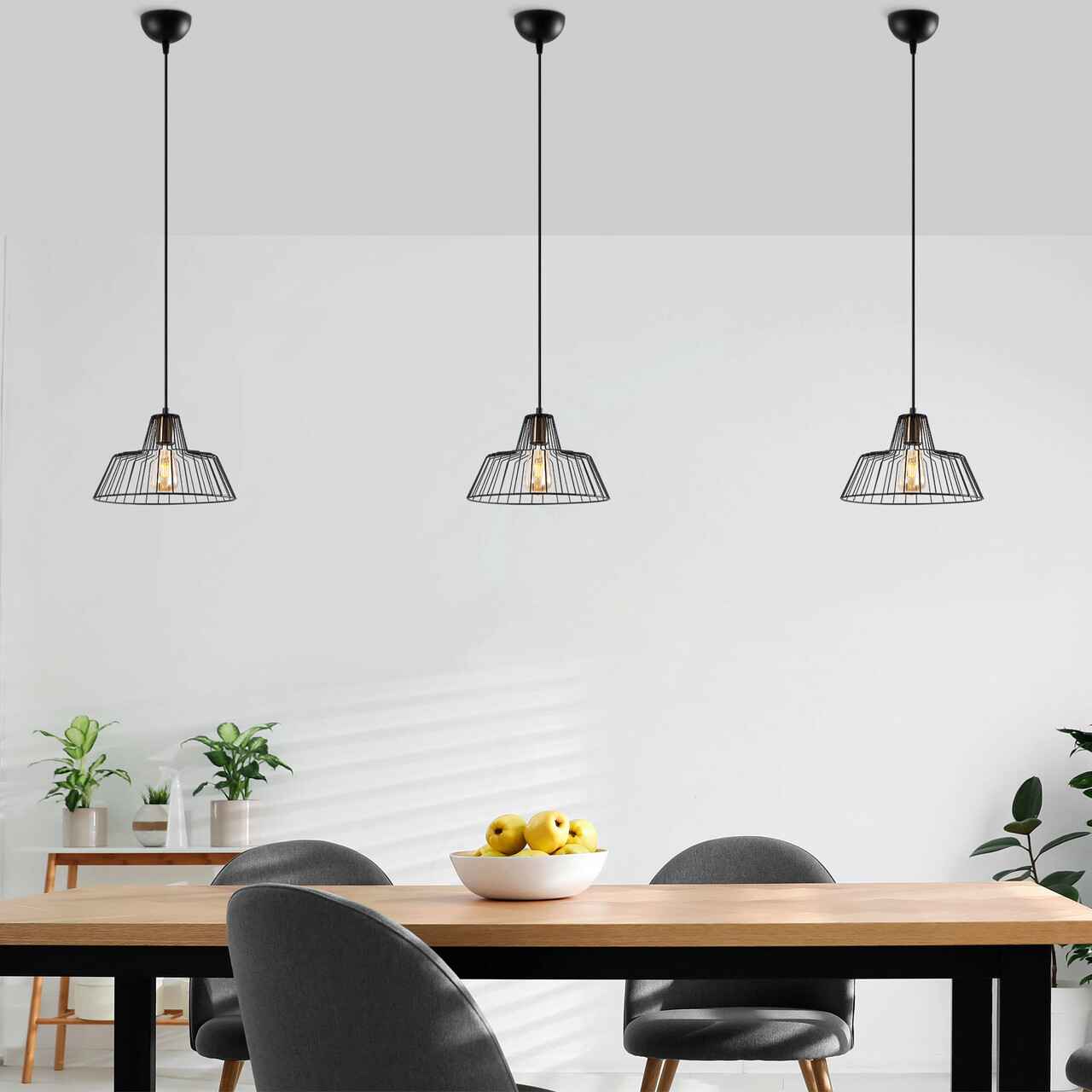 Lustra, Fulgor, 942FLG1443, Metal, Negru/Maro antic - 1 | YEO