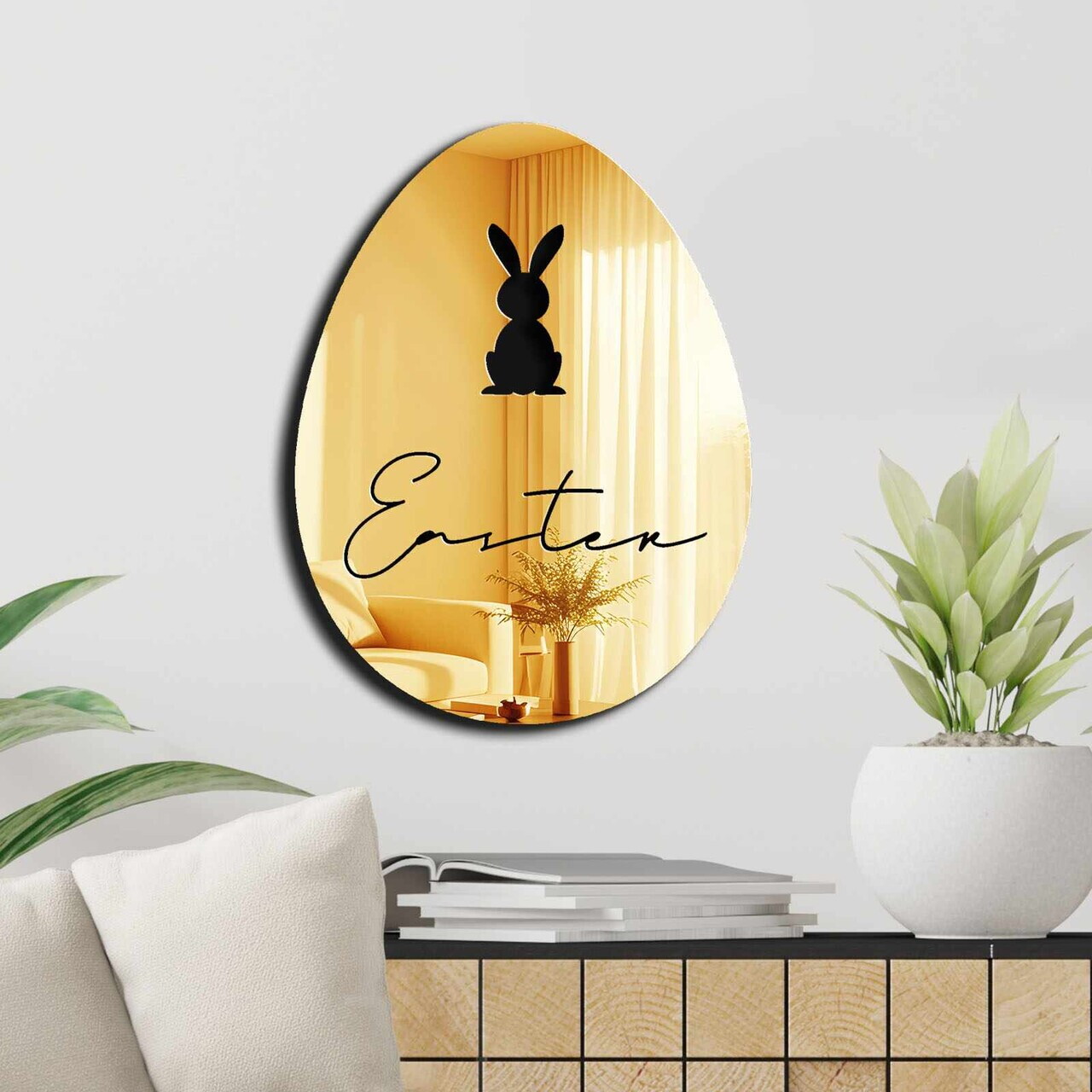 Oglinda decorativa, EAS006GOLD, Baza din 100% EVA (Grosime: 10 mm), Auriu — imaginea 3