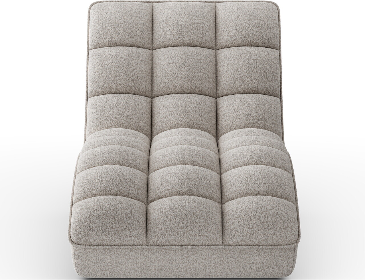 Sezlong living ELTAP, LOR-18ROY, Loren, 170x85x85 cm, poliester, bej inchis - view 5