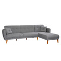 Coltar, Unique Design, 867UNQ1410, Lemn de carpen, Gri inchis