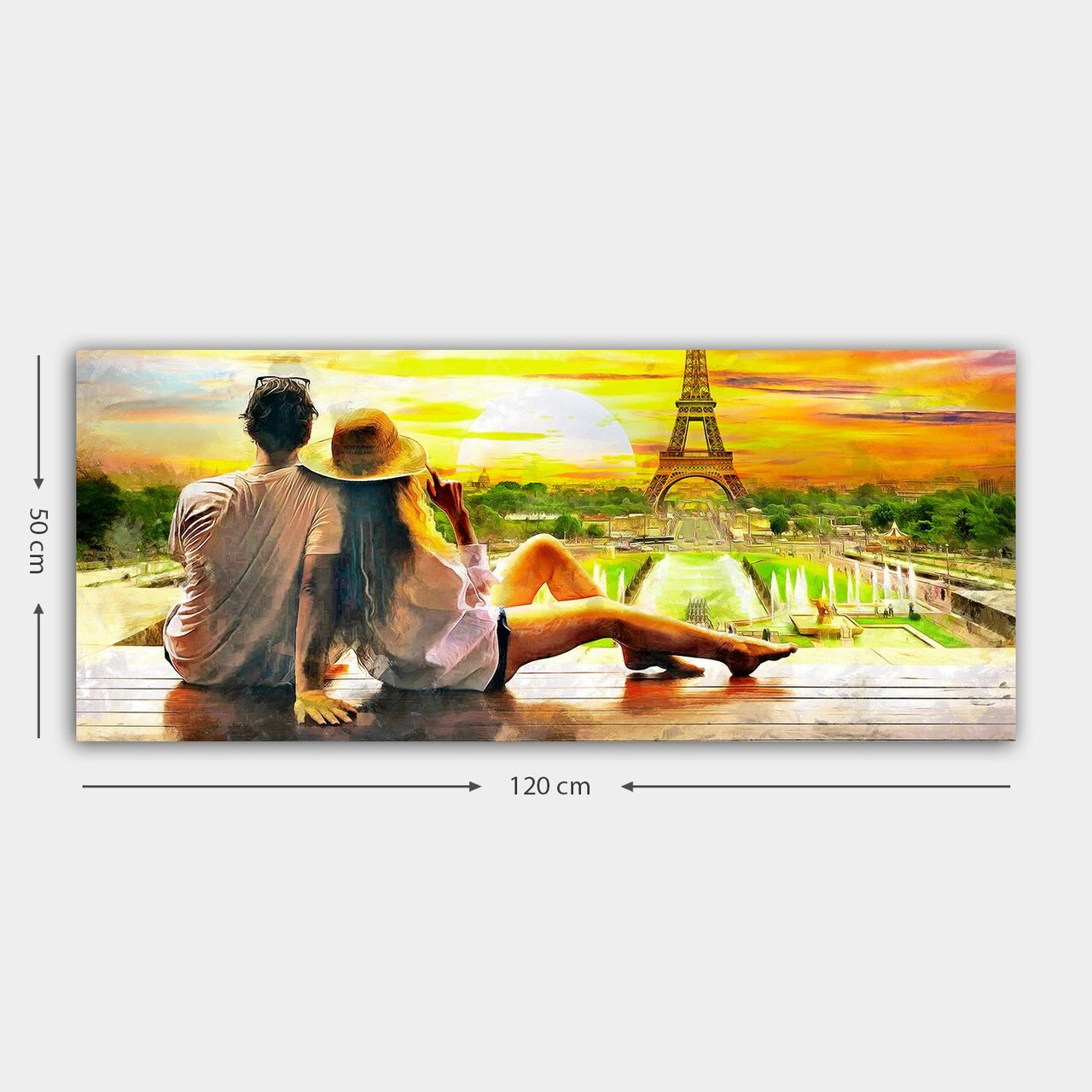Tablou decorativ, YTY21232160109_50120, Cadru: 100% LEMN (grosime: 3 cm), Multicolor - view 3